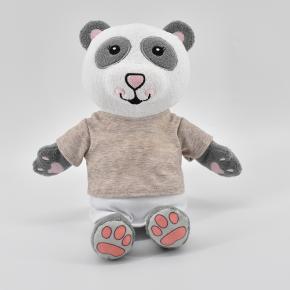 Custom Design Personal Panda 27cm Stuffed Animal Soft Plush Toy with Clothes