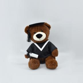 Custom Stuffed Soft Cuddly Plush Graduation Teddy Bear Plush Toy