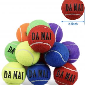 Factory Price Eco-friendly Interactive Squeaky Pet Toys Tennis Ball for Training Dog