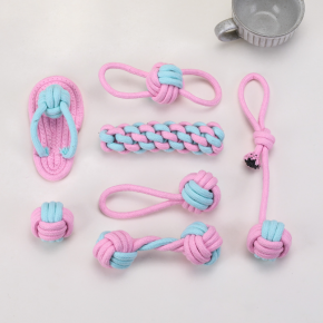 Factory Direct Durable Cotton Rope Pet Toys 5 Pack Interactive Chew Dog Toys