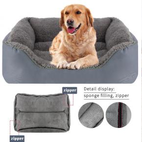 High Quality Large Dog Washable Bed Orthopedic Sofa Pet Bed With Anti-Slip Bottom