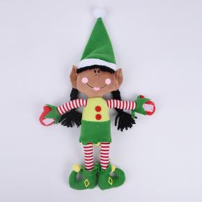 Factory Custom Children Christmas Gift Girls Shape Elf Doll Plush Toys