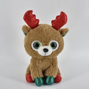 Wholesale Christmas Gift Elk Plush Doll Stuffed Animal Plush Toy for festival